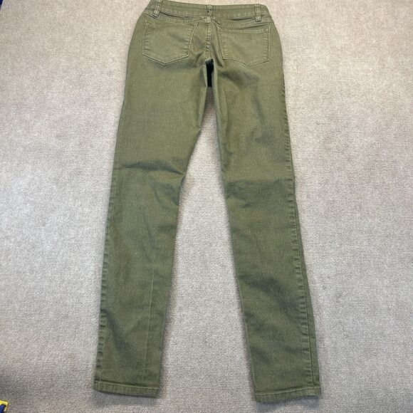 prAna Kayla Jeans Women's Size 00 Reg Green Stretch Organic Cotton 31" - Picture 12 of 13